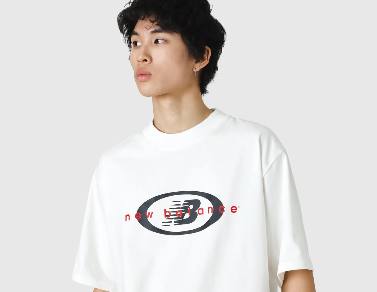New Balance Archive Oversized T-shirt / Seasalt