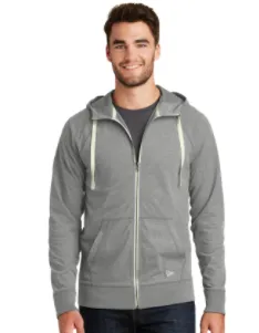 New Era Sueded Cotton Blend Full-Zip Hoodie