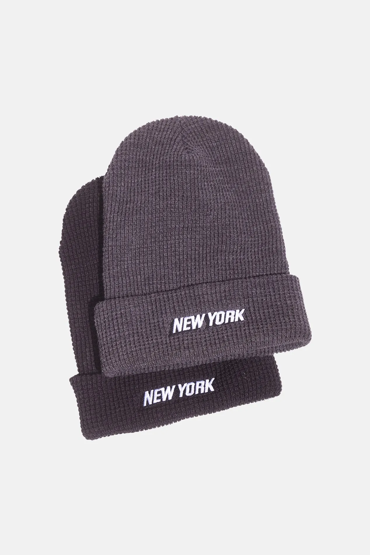 New York Waffle Beanie Black