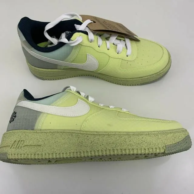 Nike air force 1 crater gs light lemon twist