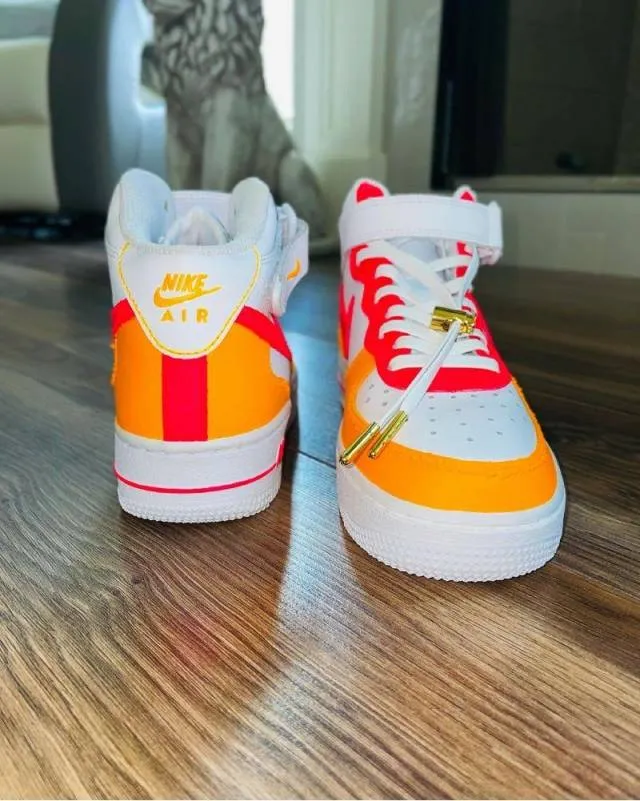 Nike air force 1 hi cmft premium qs - white ice