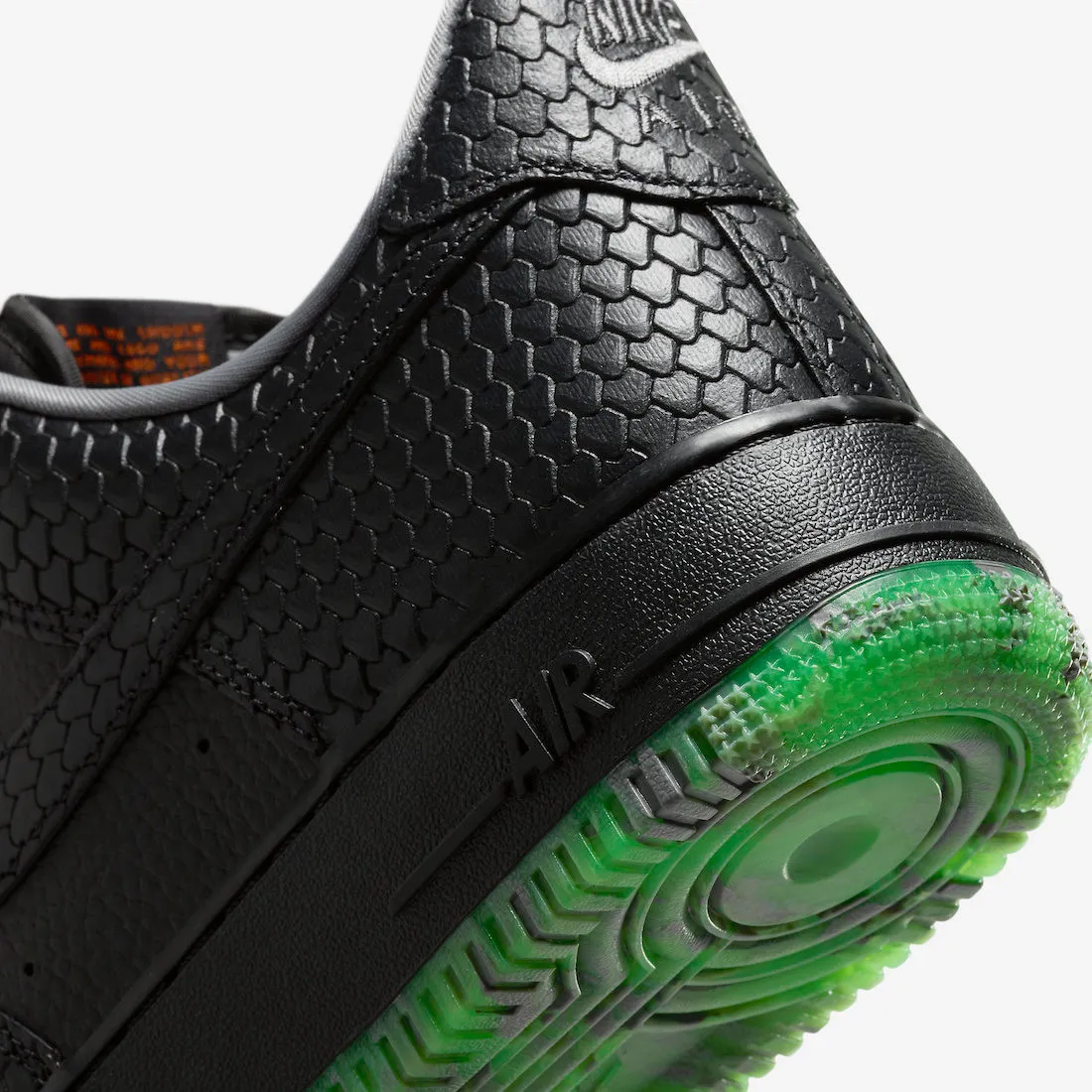 Nike Air Force 1 Low Halloween Black Smoke Grey Green Strike FQ8822-084