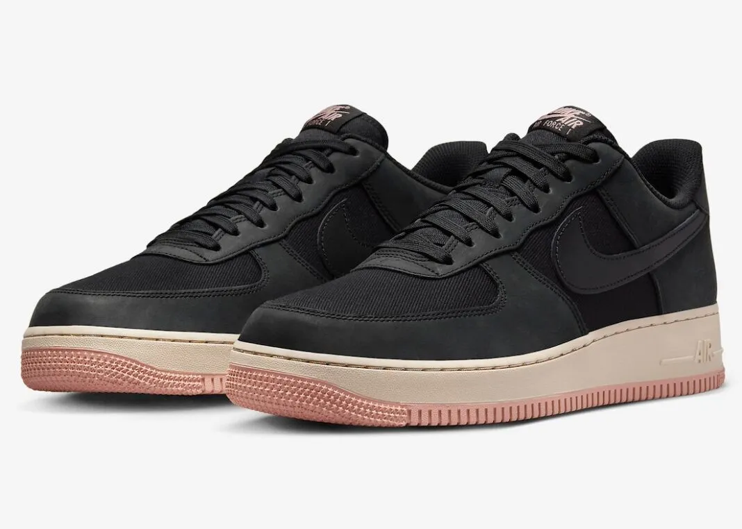 Nike Air Force 1 Low LX Black Red Stardust Sanddrift FB8876-001