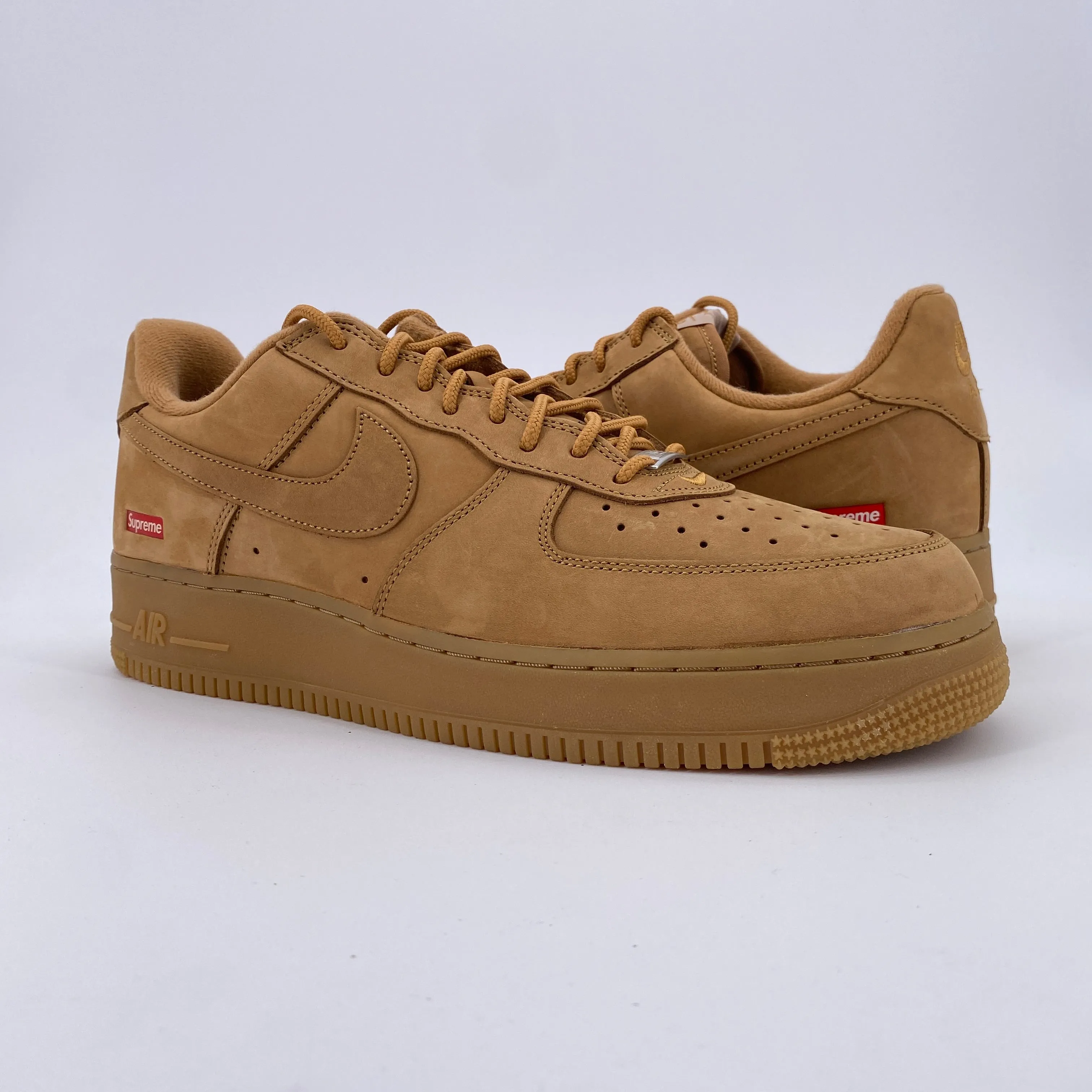 Nike Air Force 1 Low Supreme Wheat 2021 New Size 12