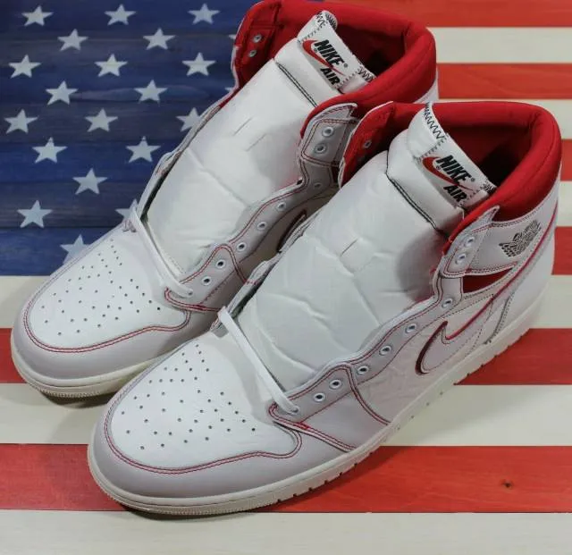 Nike Air Jordan 1 High OG Off-White/Red/Phantom Retro Sh...