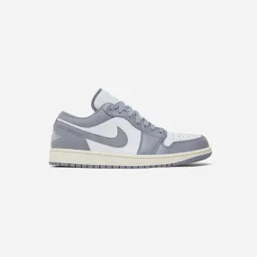 NIKE  AIR JORDAN 1 LOW STEALTH WHITE