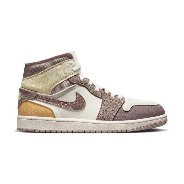 Nike Air Jordan 1 Mid SE Craft (Inside Out/ Taupe Haze/ ...