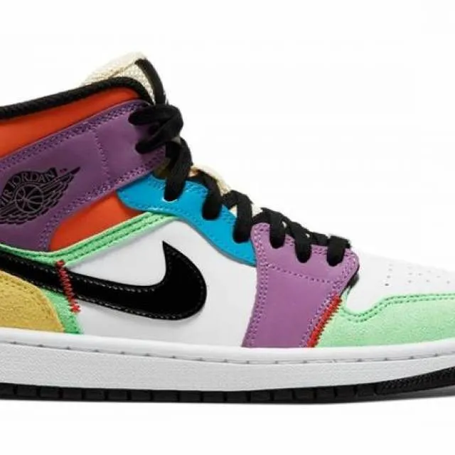 Nike air jordan 1 mid se multi color cw1140-100