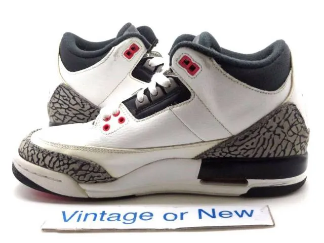 Nike air jordan iii 3 infrared 23 retro bg 2014 sz 6y