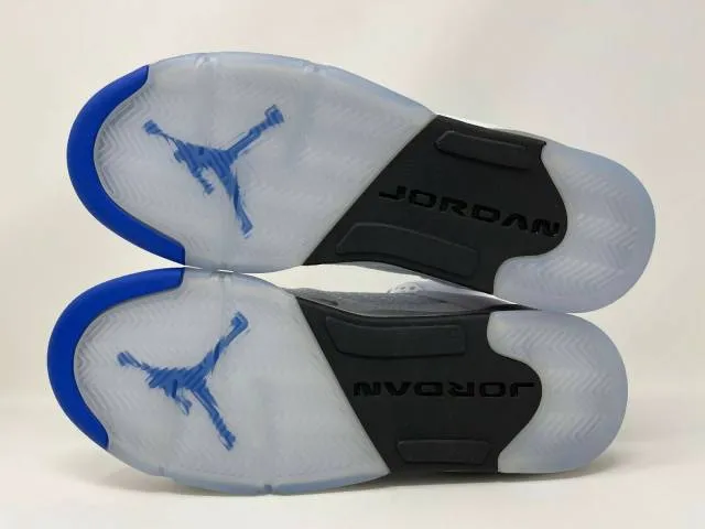 Nike Air Jordan Retro V 5 GS White Stealth 2.0 Grade Sch...