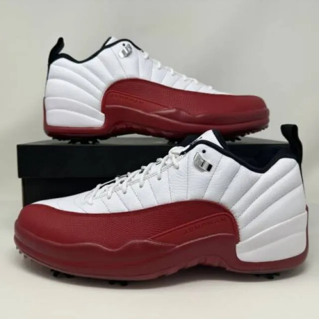 Nike Air Jordan Retro XII 12 Low Golf Cherry Red 2022 Me...