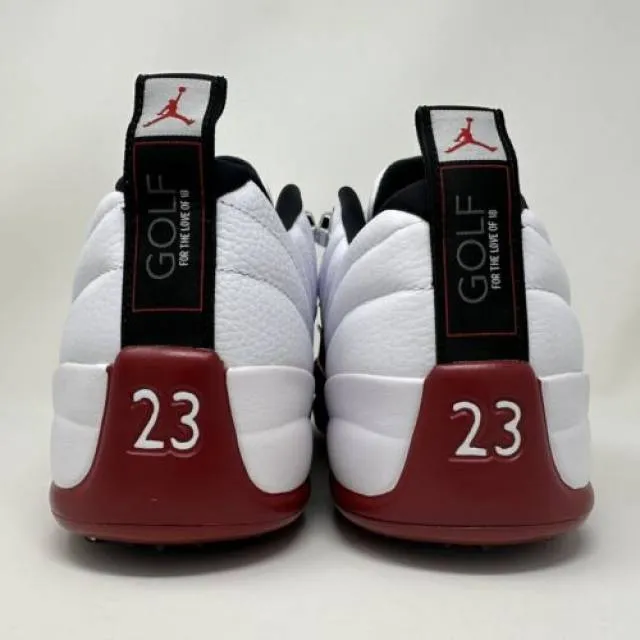 Nike Air Jordan Retro XII 12 Low Golf Cherry Red 2022 Me...