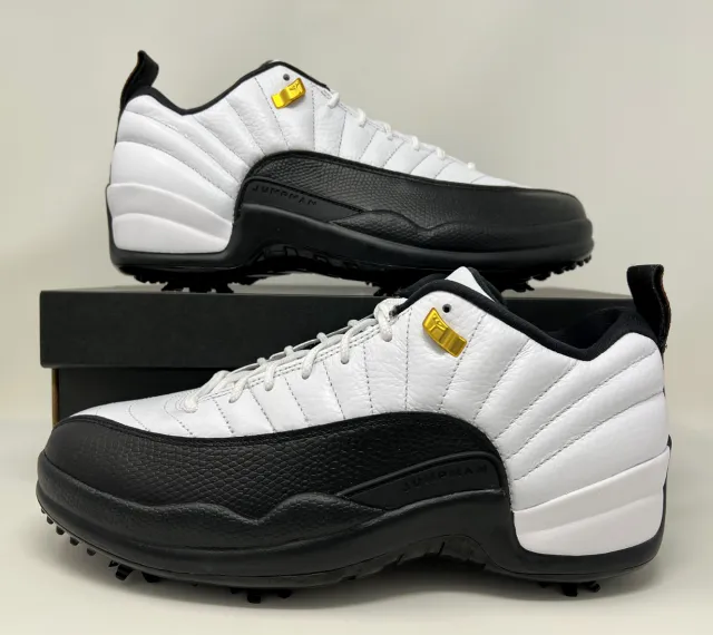 Nike Air Jordan Retro XII 12 Low Golf Taxi 2022 Black Me...