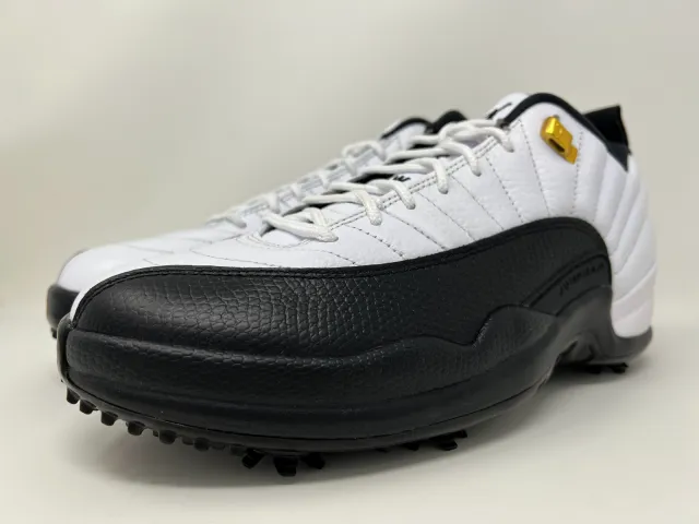Nike Air Jordan Retro XII 12 Low Golf Taxi 2022 Black Me...