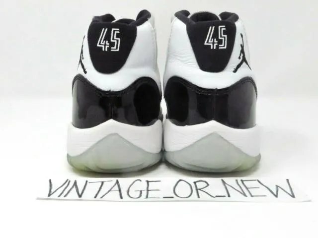 Nike air jordan xi 11 concord retro 2018 bg gs 378038-100 sz 4.5y
