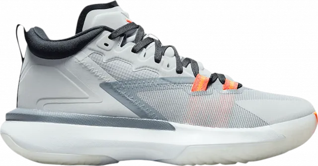 Nike Air Jordan Zion Williamson 1 Light Smoke Grey/Orang...