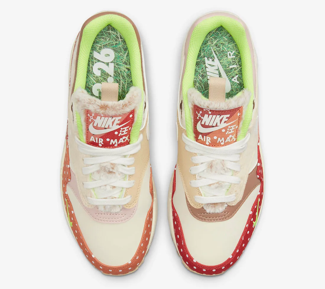 Nike Air Max 1 PRM Best Friend Coconut Milk Acid Orange Sail DR2553-111