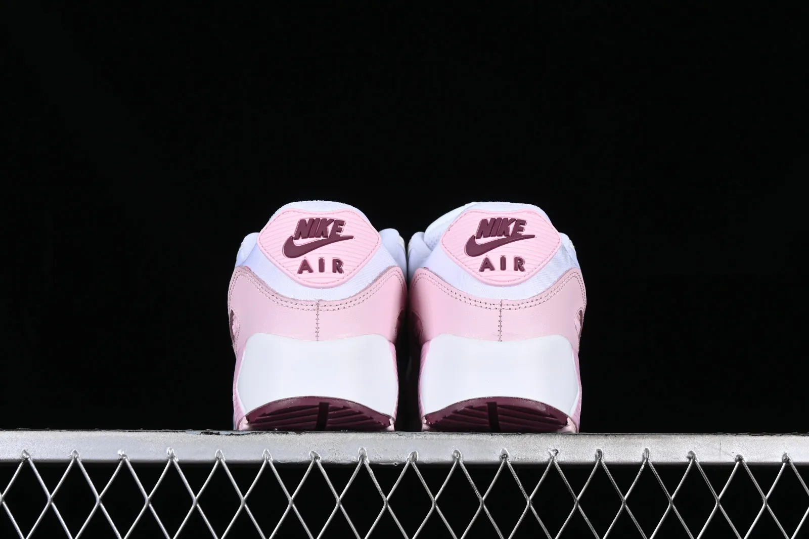 Nike Air Max 90 Leather GS Pink Foam White Dark Beetroot CD6864-114