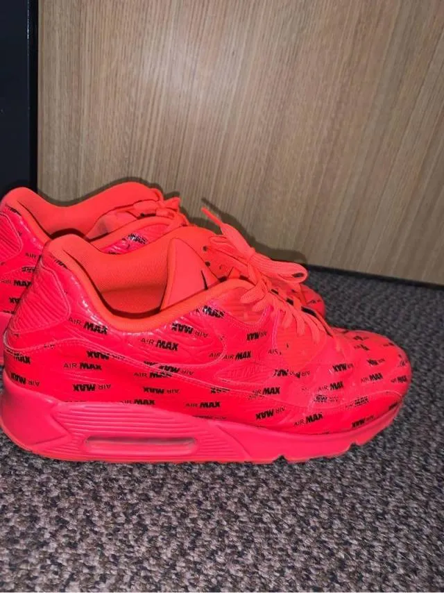 Nike air max 90 premium air max pack bright crimson