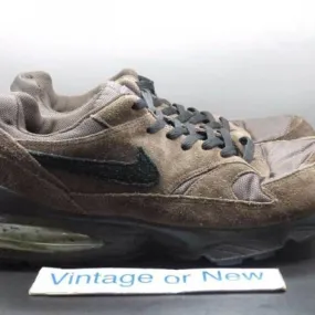 Nike Air Max Burst Dark Cinder Brown Black Suede Running...