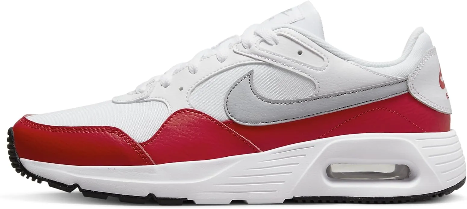 Nike Air Max SC CW4555-107 White/Wolf Grey-University Red-Black