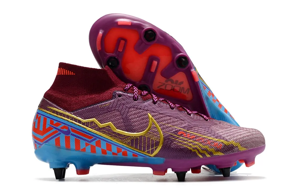 Nike Air Zoom Mercurial Superfly 9 Elite SG-Pro KM - Dark Beetroot/Metallic Vivid Gold