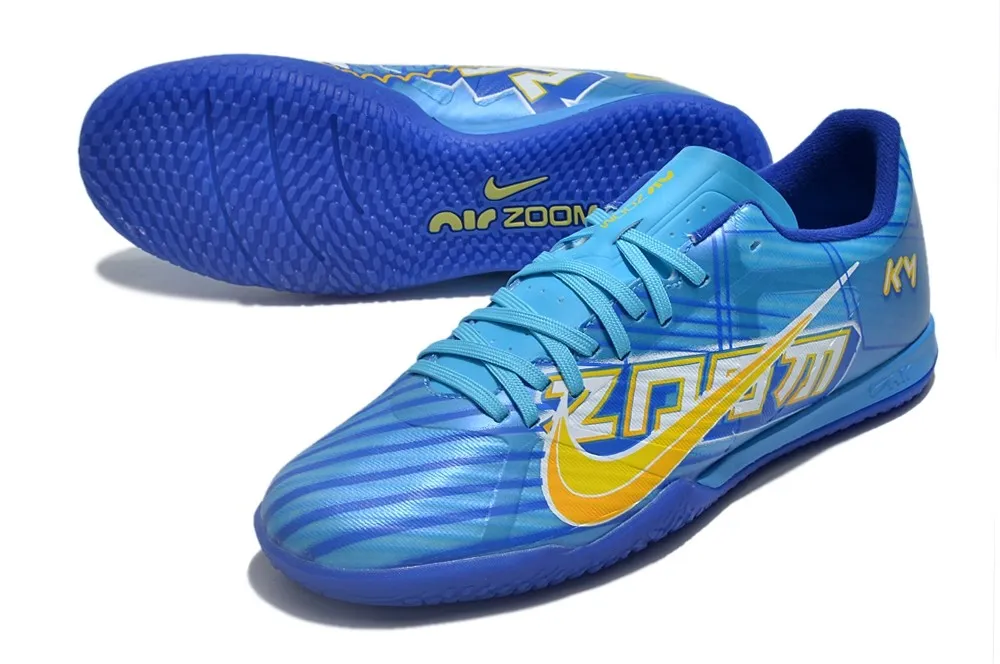 Nike Air Zoom Mercurial Vapor 15 Academy Indoor KM X Mbappe - Baltic Blue/White