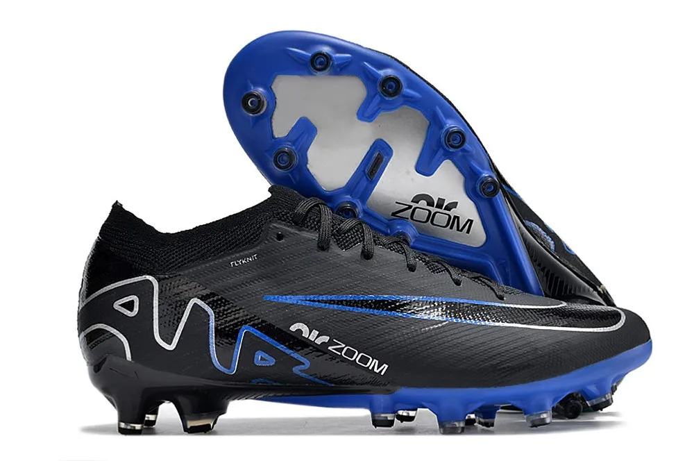 Nike Air Zoom Mercurial Vapor 15 Elite AG Shadow Pack - Black/Chrome/Hyper Royal