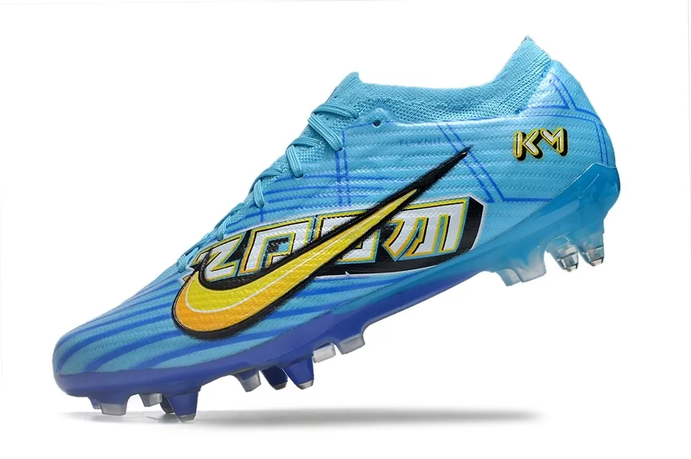 Nike Air Zoom Mercurial Vapor 15 Elite SG-Pro Anti-Clog KM X Mbappe - Baltic Blue/White