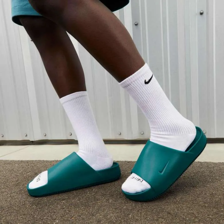Nike Calm Slides (Green)