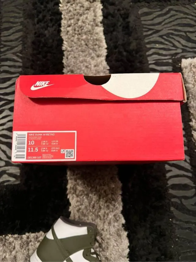 Nike Dunk hi retro cargo khaki