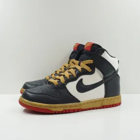 Nike Dunk High Dark Obsidian Metallic Gold