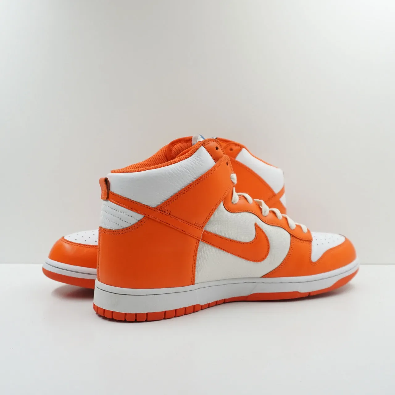 Nike Dunk High White Orange Blaze Varsity Blue