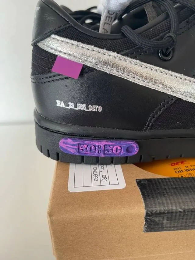 Nike Dunk Low Off-White Lot 50