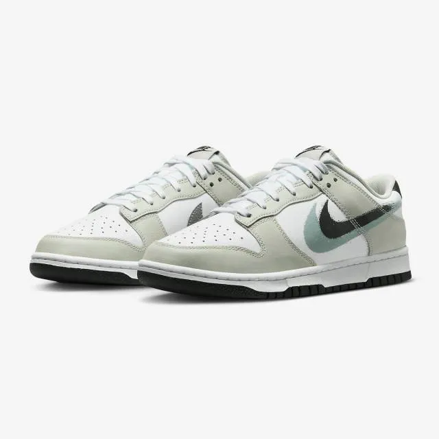 Nike Dunk Low (Spray Paint Swoosh/ White/ Light Stone/ B...