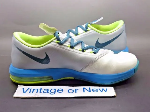 Nike KD VI 6 Pure Platinum Night Factor Volt GS Kevin Du...