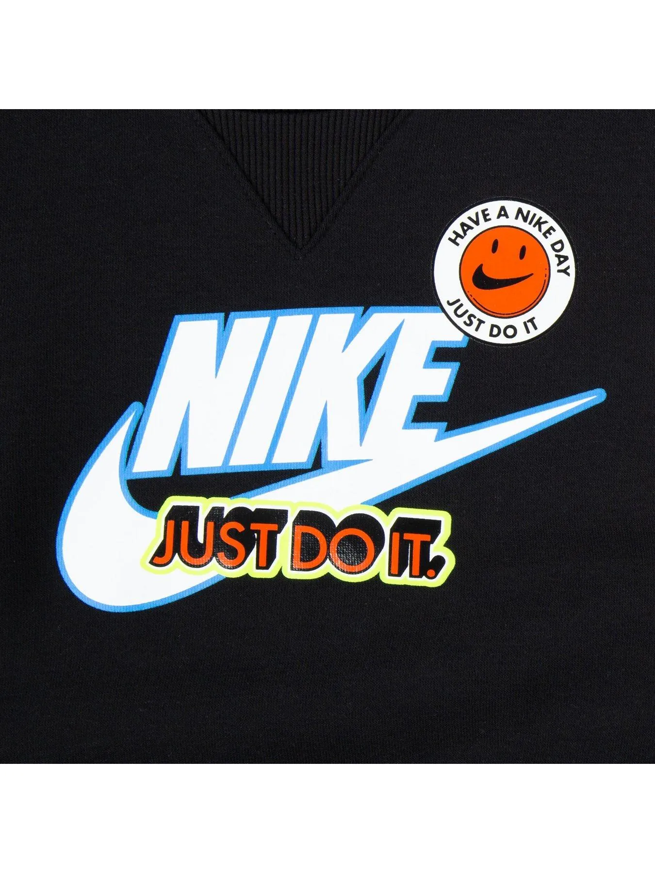 Nike Kids Boys Sense Of Adventure Crew Sweat And Joggers Set - Black