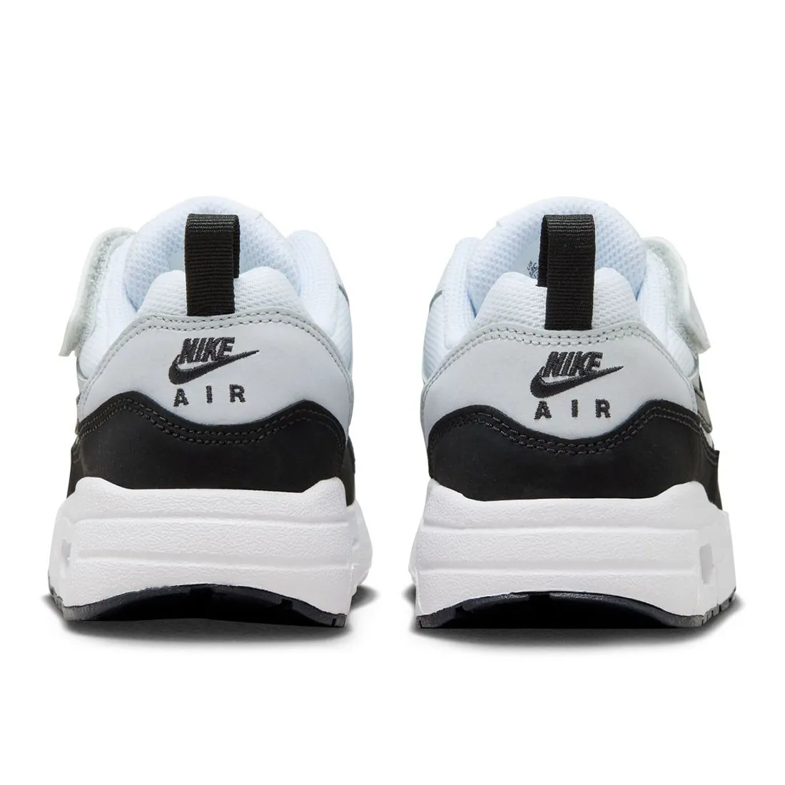 Nike Little Kids Air Max 1 Easyon (white / black-pure platinum)