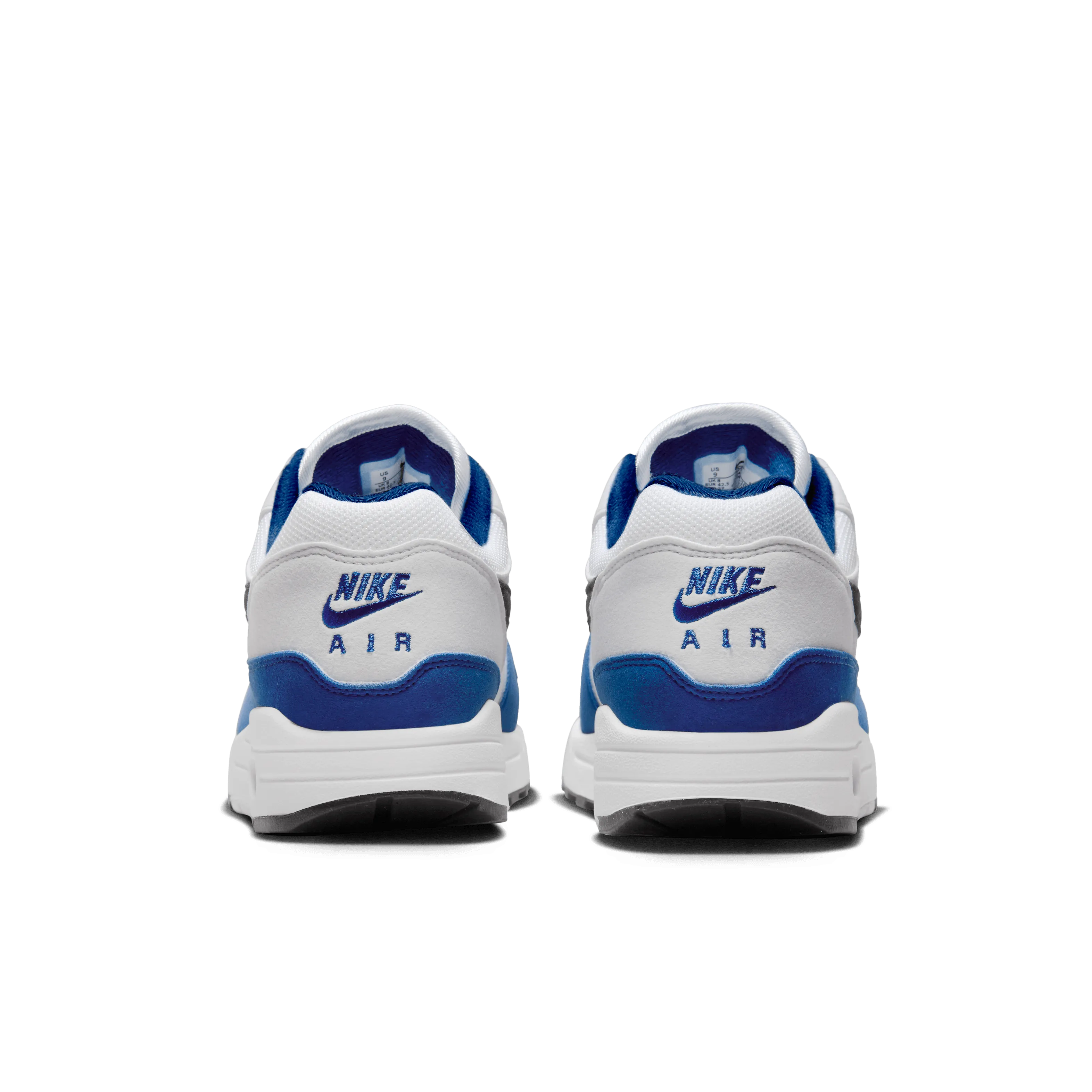 Nike - Men - Air Max 1 - White/Black/Royal Black
