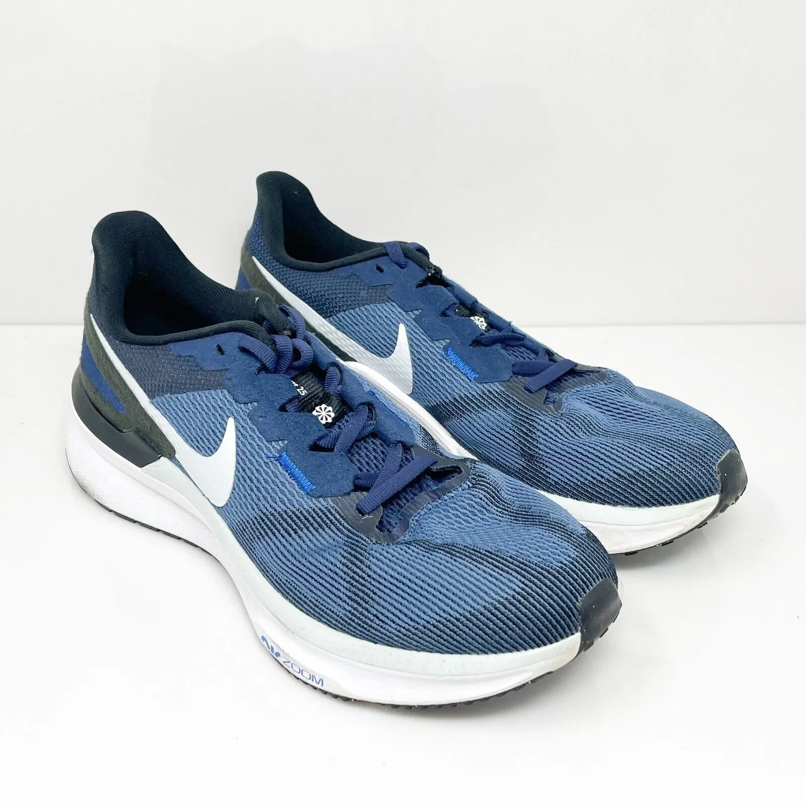 Nike Mens Air Zoom Structure 25 DJ7883-400 Blue Running Shoes Sneakers Size 8