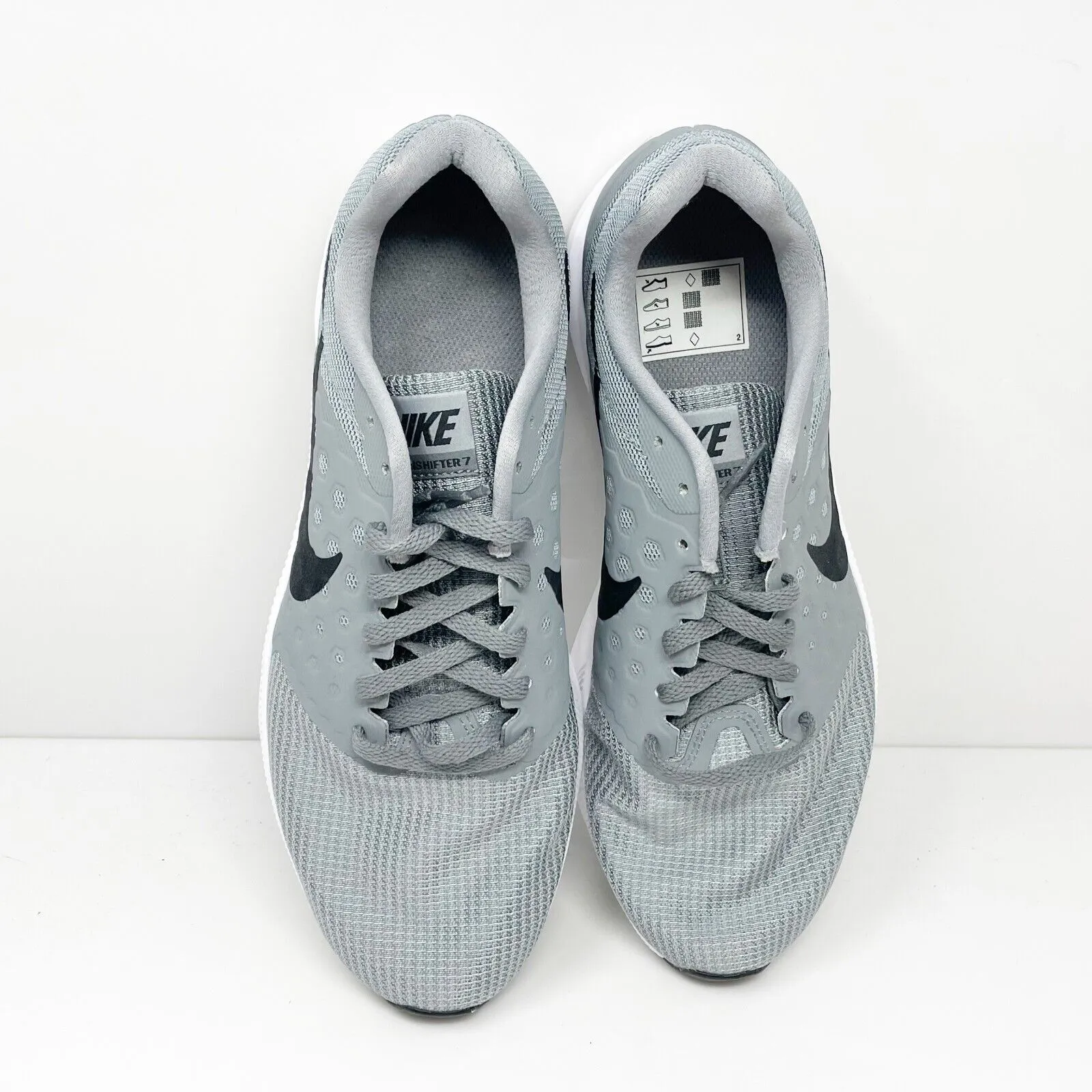 Nike Mens Downshifter 7 852459-009 Gray Running Shoes Sneakers Size 8.5