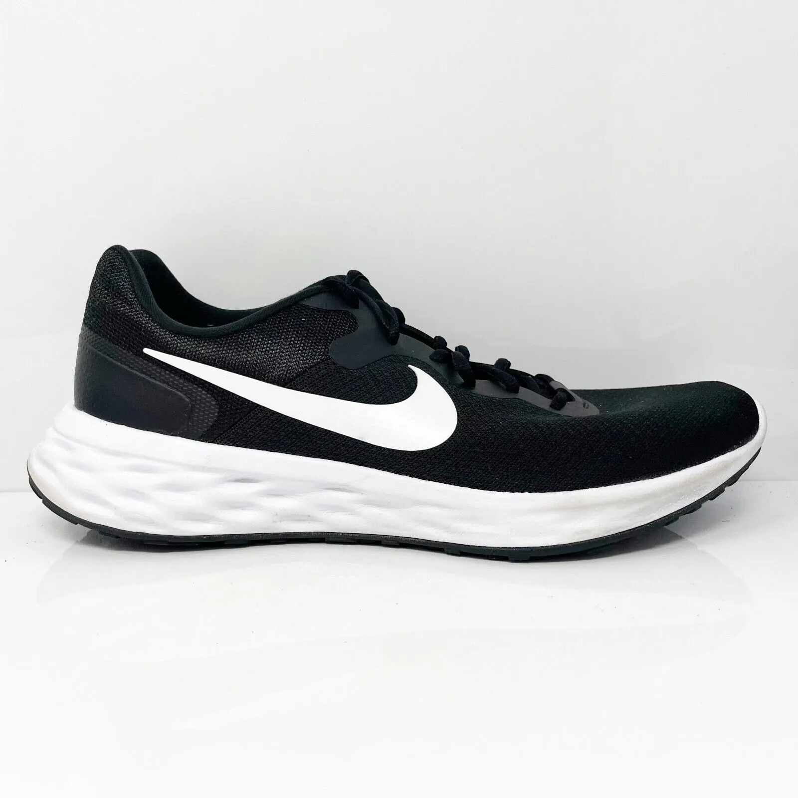 Nike Mens Revolution 6 NN DC3728-003 Black Running Shoes Sneakers Size 12