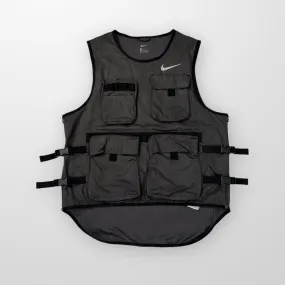 Nike Running Utility Vest / Gilet In Grey & Black