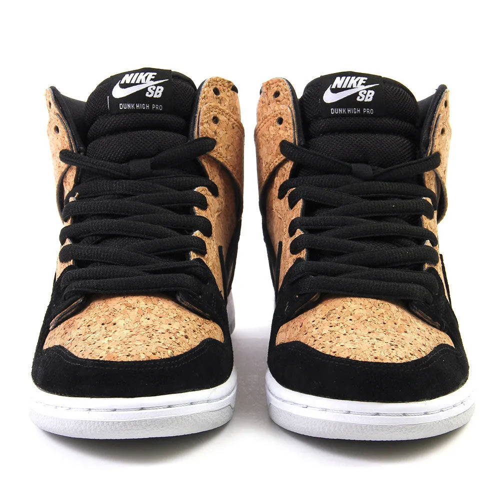 Nike SB Dunk High Premium Cork (Black/Black-Hazelnut)