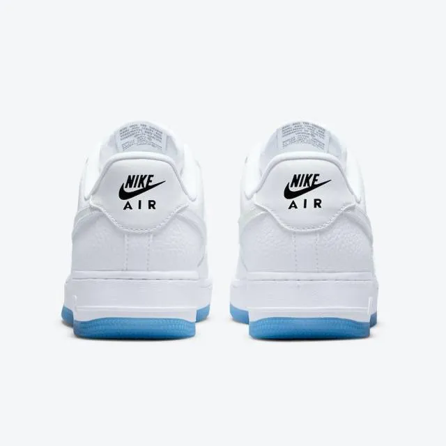Nike women's air force 1 '07 lx (uv reactive swoosh/ white/ white/ white/ university blue) sizes 6-1