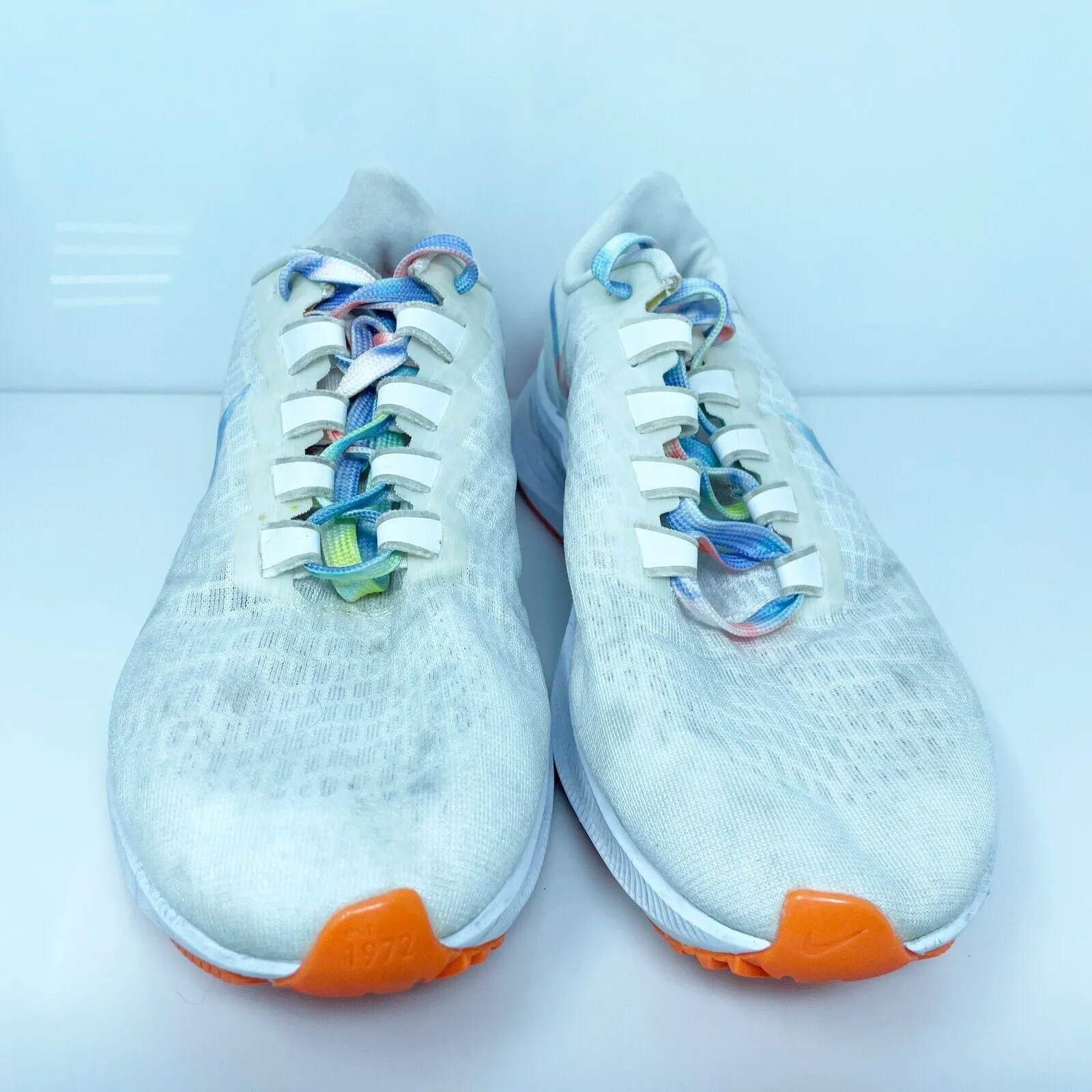 Nike Womens Air Zoom Pegasus 37 DD9667-100 White Running Shoes Sneakers Size 9