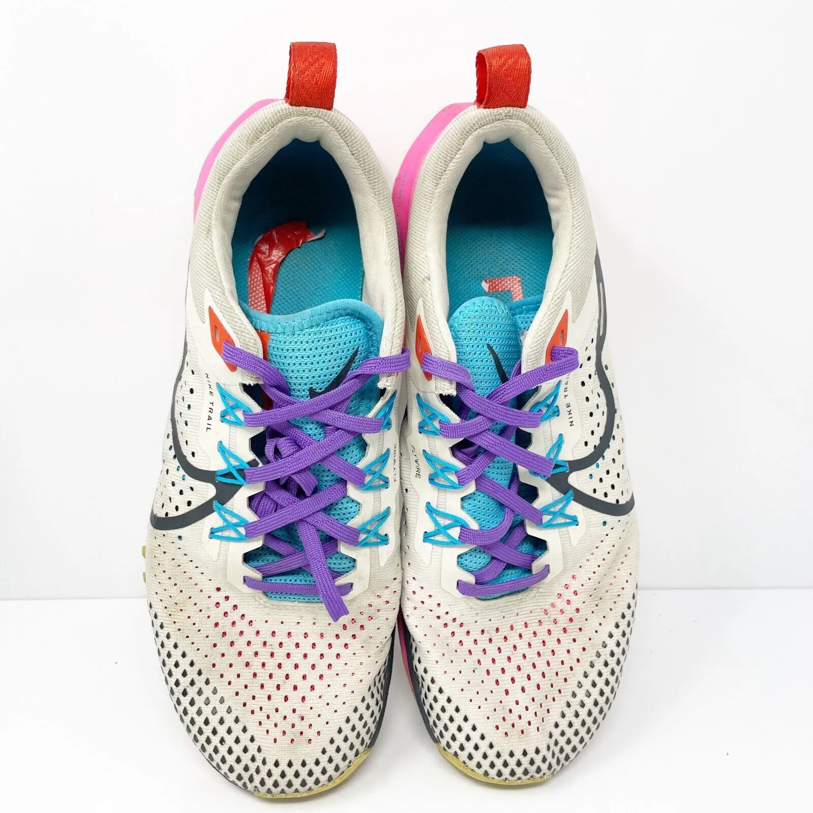 Nike Womens React Pegasus Trail 4 FD0876-100 Brown Running Shoes Sneakers Sz 10