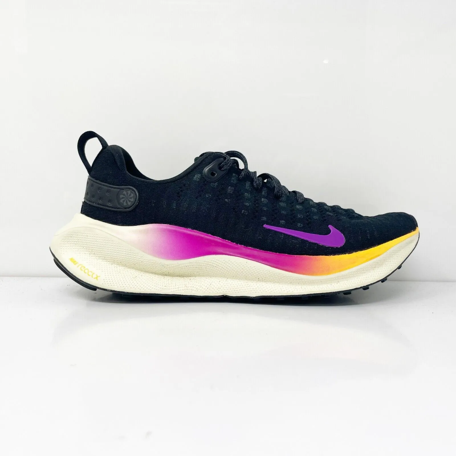 Nike Womens ReactX Infinity Run 4 DR2670-011 Black Running Shoes Sneakers Sz 8