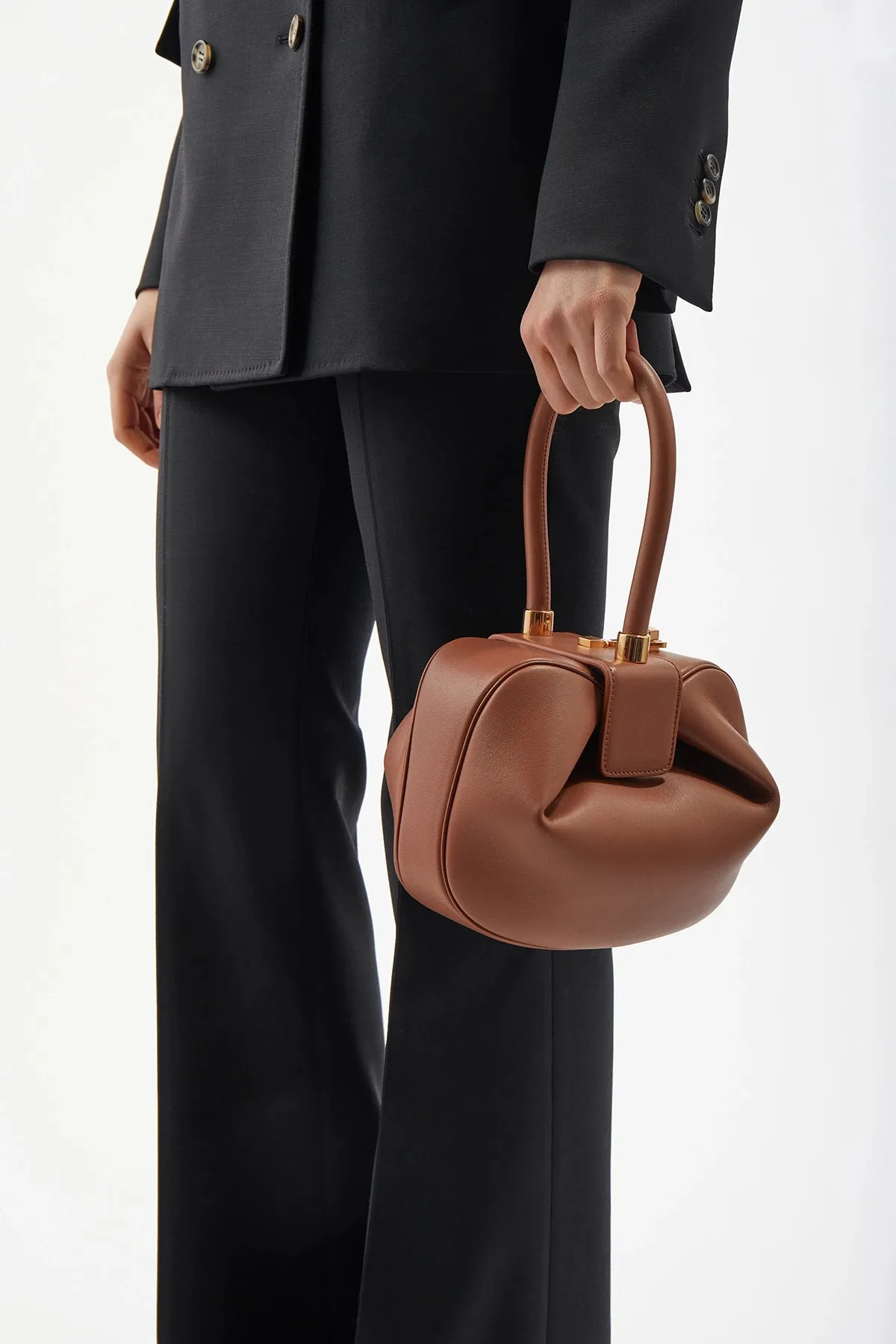 Nina Midas Bag in Bordeaux Nappa Leather