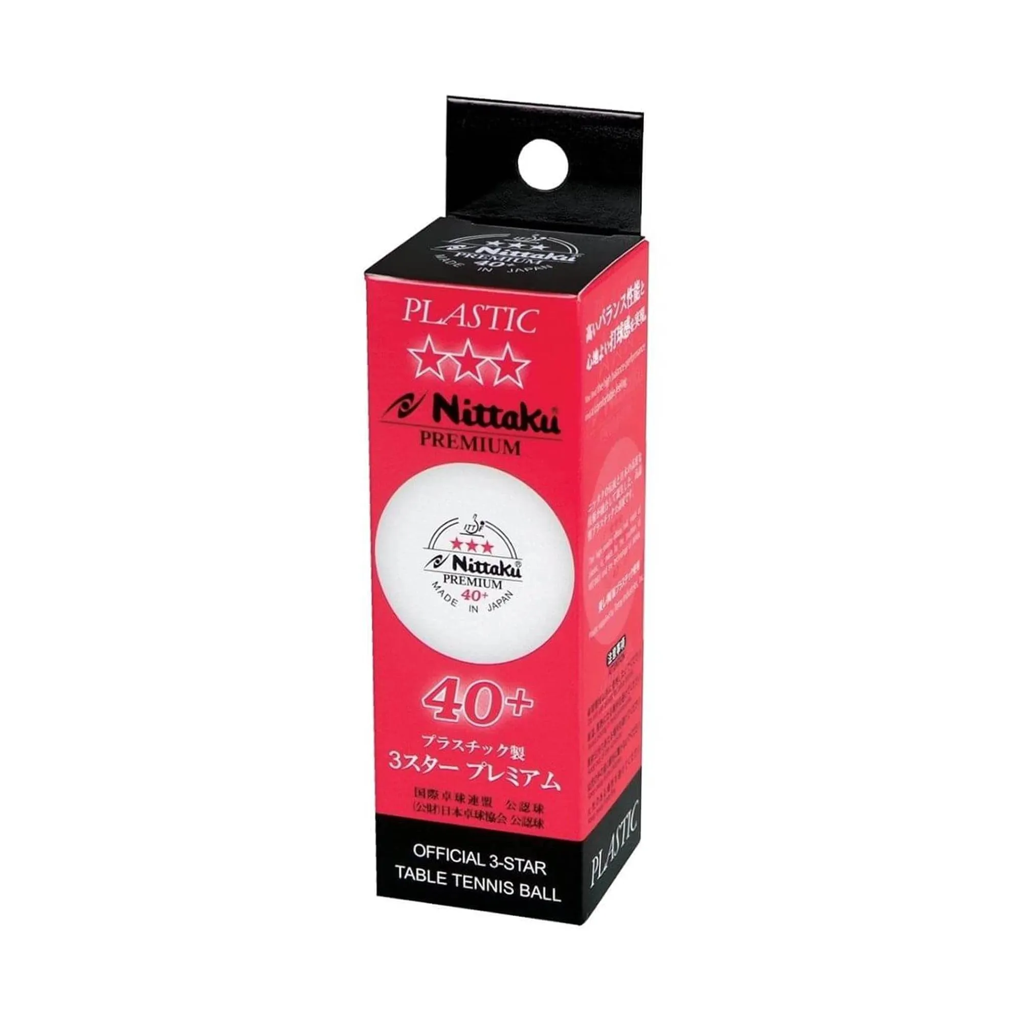 Nittaku 40+ Plastic Premium Table Tennis Ball